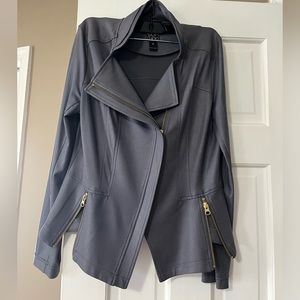 Sun Woo gray ‘leather’ jacket